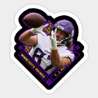 T.J. Hockenson Diamond Style Sticker